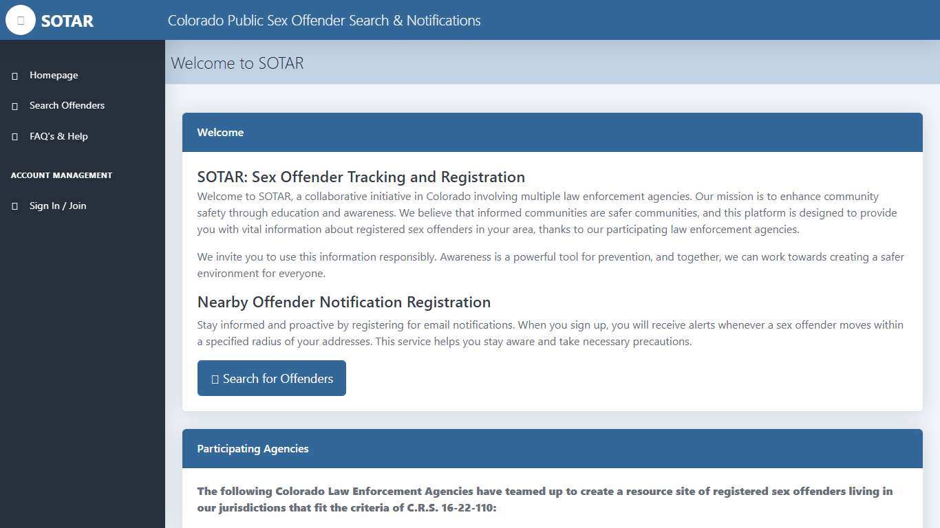 SOTAR Welcome to SOTAR